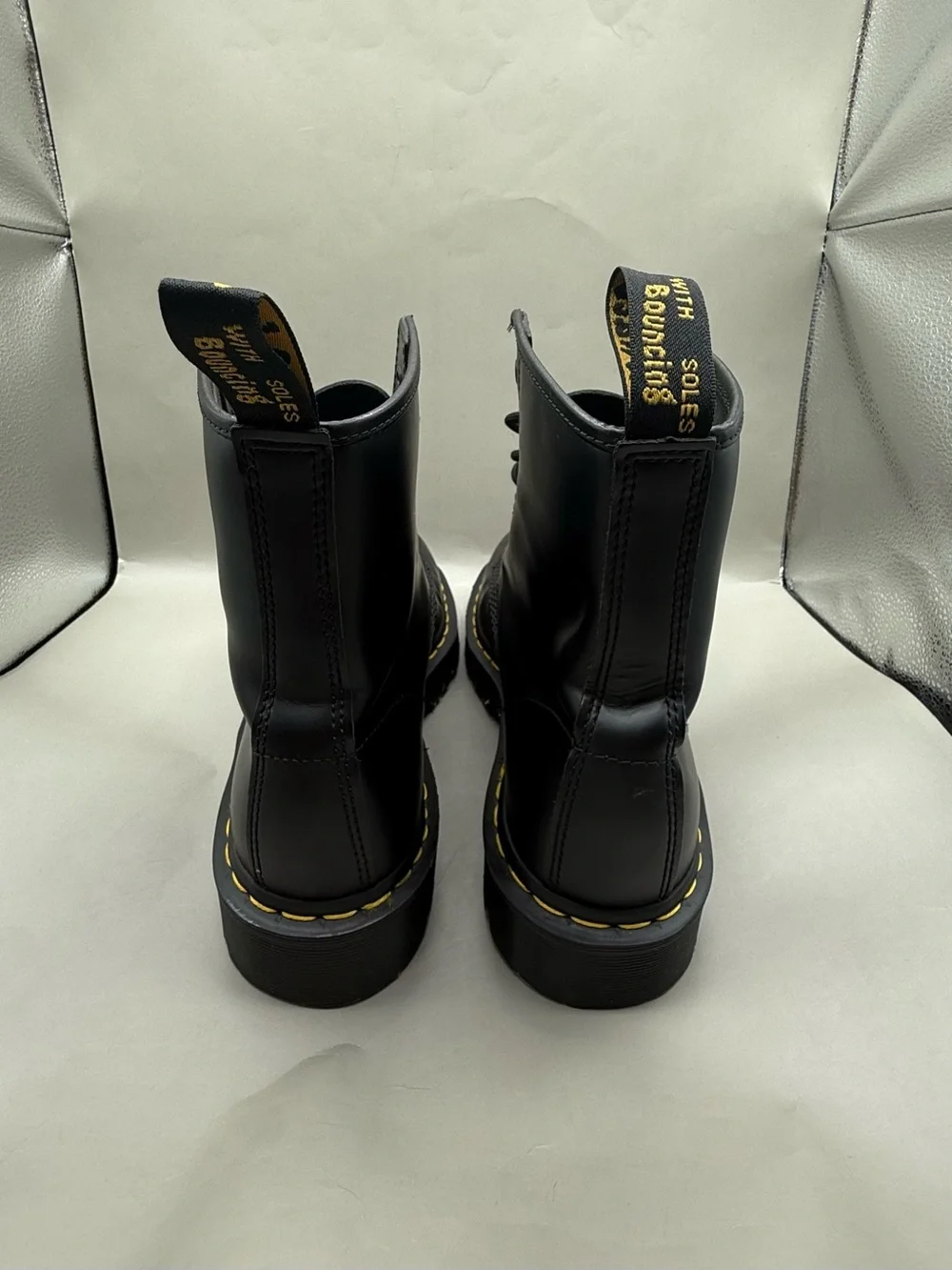 Dr. Martens 1460 Bex Smooth Leather Boot Black Vintage Smooth Men Size 11 Clean